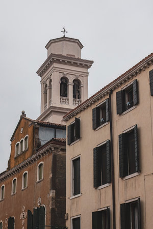 Building generic detail in venice cityの写真素材