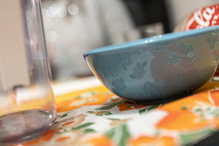 Add a touch of elegance to your home dining experience with this stylish and modern bowl, perfect for any home decor and functional for everyday useの写真素材