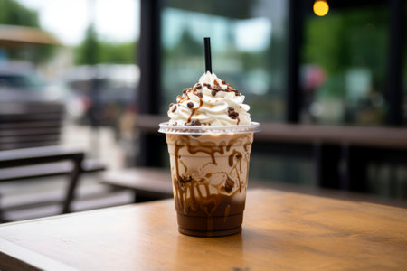 A tantalizing composition of ice cream in a cup, bursting with flavors and textures.の素材