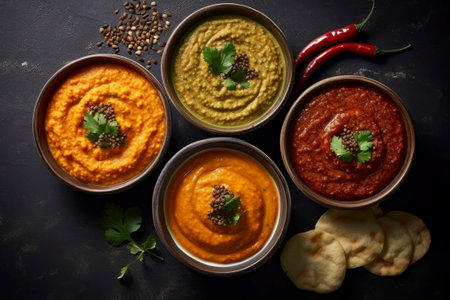 Vibrant composition capturing the essence of festive Mexican culinary delights.の素材