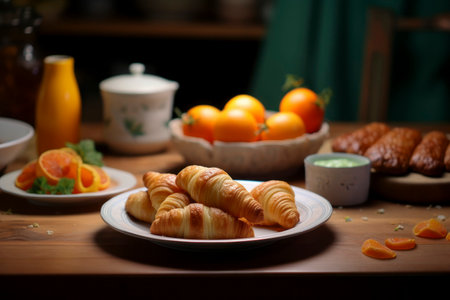 Delicious and visually appealing food composition featuring various sweet pastries.の素材