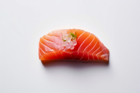 Exquisite sushi selection showcasing freshness and culinary artistry on a plate.の素材