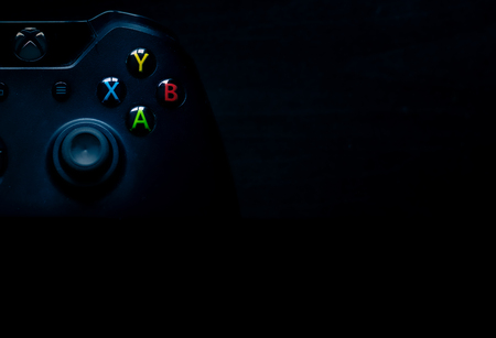 The Xbox one controller sits in the corner of the image as presentation materialのeditorial素材