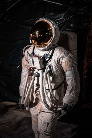 London, UK - August 2020: NASA Space Suit up close isolatedのeditorial素材