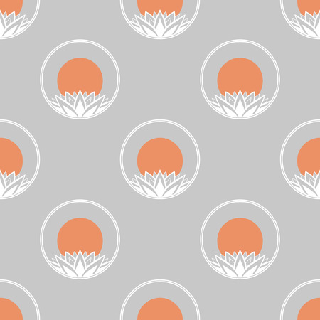 Vector seamless pattern in japanese style.のイラスト素材