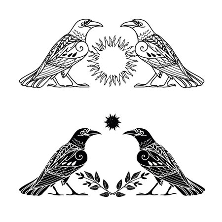 Two equals. Vector hand drawn design elementのイラスト素材