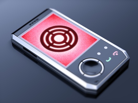 mobile phoneの写真素材