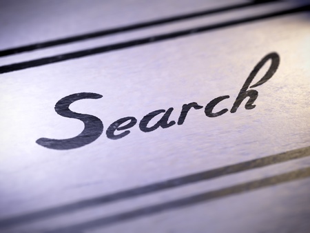 search ,  my own font  の写真素材