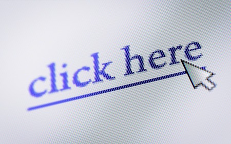 Click hereの写真素材