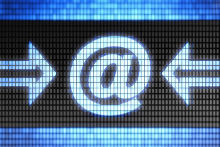 Email iconの写真素材