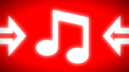 Musical noteの写真素材