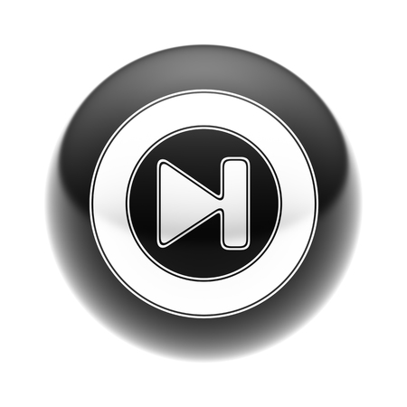 The Next Icon on The black Ball.の写真素材