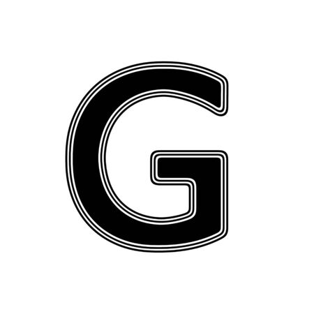 The Letter on A white Background.の写真素材