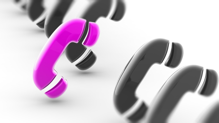 Call icon. 3D Illustration.の写真素材