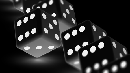 Dice. 3D Illustration.の写真素材