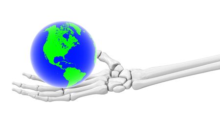 Symbol of global disaster. 3D Illustration.の写真素材