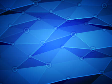 Abstract blue background of cyberspace with dots. Illustration.の写真素材