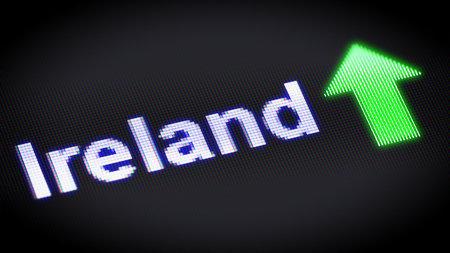 Progress in Ireland. 3d Illustration.の写真素材