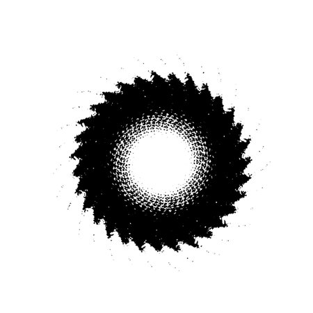 Radial curved lines on white background. Illustration.の写真素材