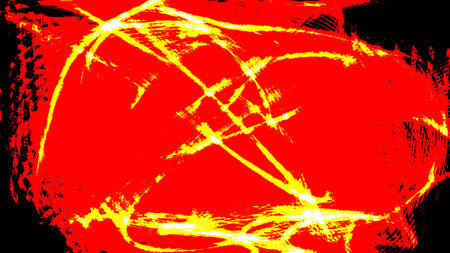 Grunge stains on black background. Illustration.の写真素材