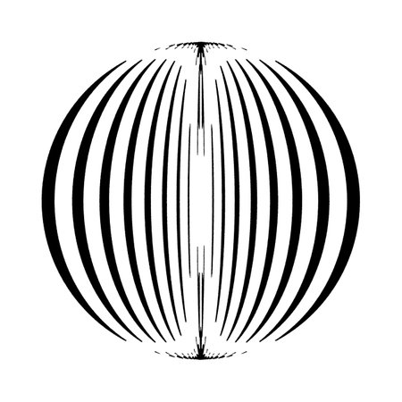 Abstract ball on white background. Illustration.の写真素材