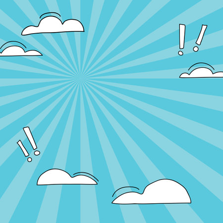 Blue sky white clouds background