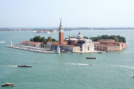 Santa Maria della Salute from the Campanileの写真素材