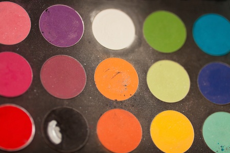 Makeup set. Professional multicolor eyeshadow paletteの写真素材