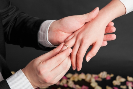 Engagement ringの写真素材