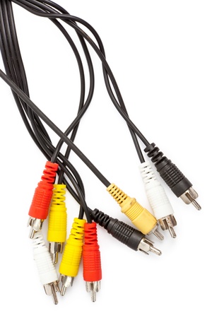 tip for connection of devices isolated on the whiteの写真素材