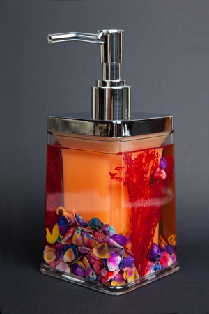 liquid soap containers の写真素材