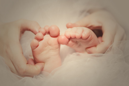 Baby's feetの写真素材