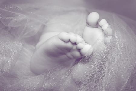 Baby's feetの写真素材