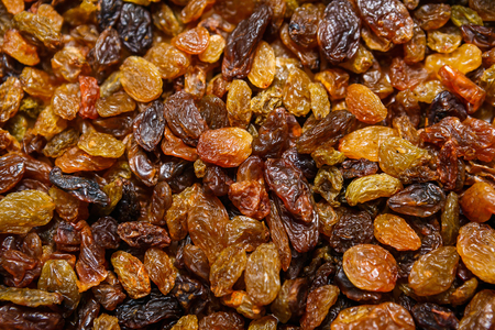 dried raisinsの写真素材