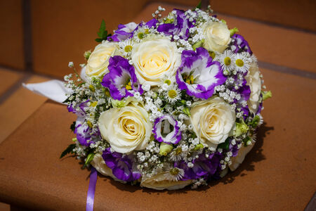 Beautiful wedding bouquetの写真素材