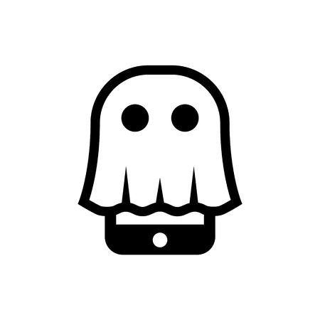 Ghost phoneのイラスト素材