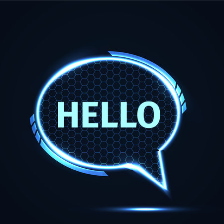 Illustartion of futuristic glowing background vector illustrationのイラスト素材