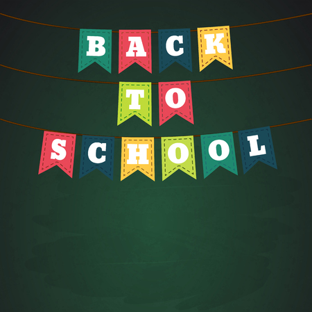 Illustartion of Back to school theme objectsのイラスト素材