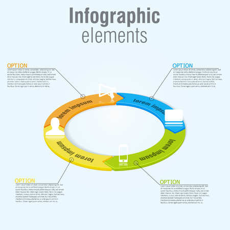 Business design concept. isometric isolated on whiteのイラスト素材