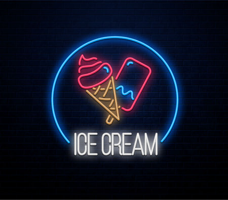 diving club neon sign glowing iconのイラスト素材