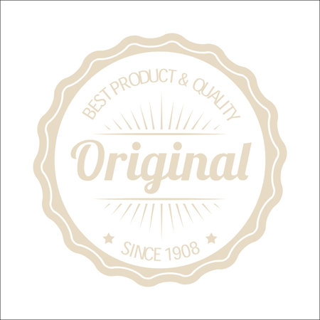 Vintage Circle Original Vector Imageのイラスト素材