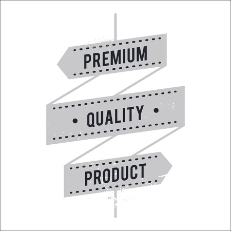 Vintage Premium Ribbon Vector Imageのイラスト素材