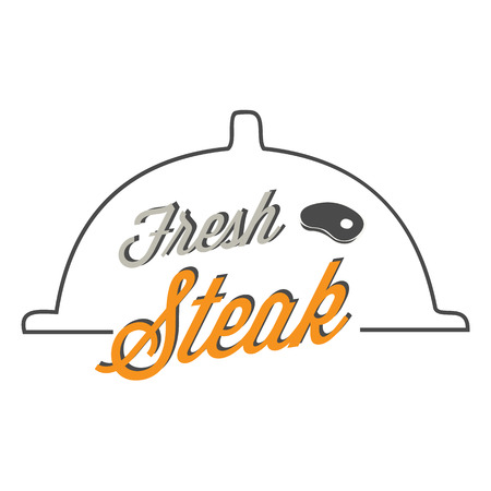 BBQ Fresh Steak Vector Imageのイラスト素材