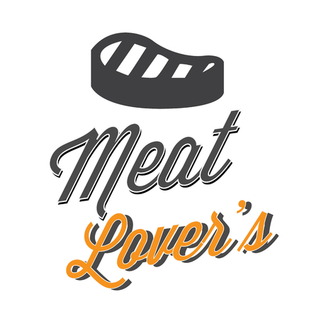 BBQ Meat Lover's Vector Imageのイラスト素材