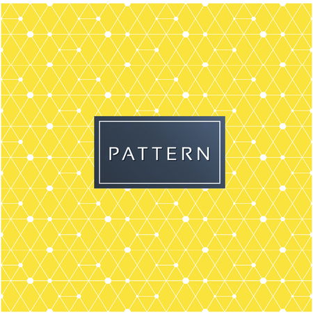 Mini Triangle Geometric Yellow à¸ºBackground Vector Imageのイラスト素材