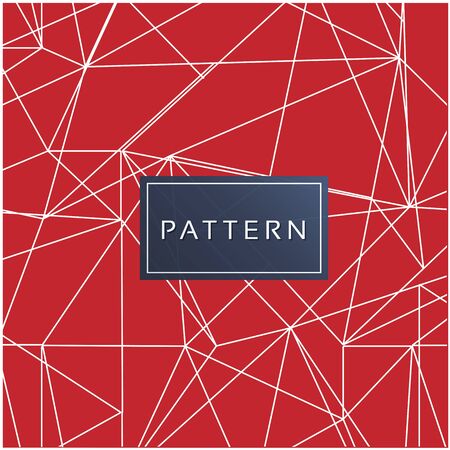 Geometric Modern seamless Red Background Vector Imageのイラスト素材