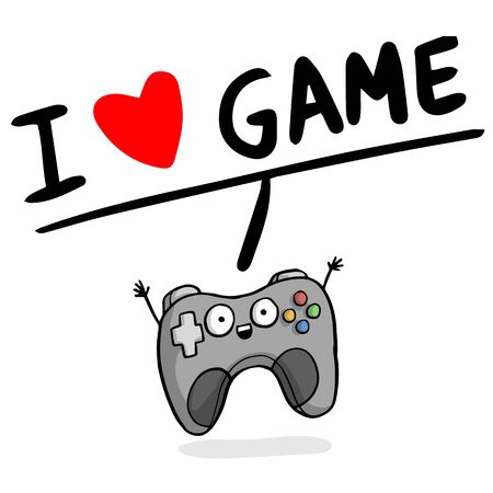 Joystick game console image illustrationのイラスト素材