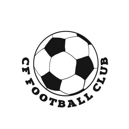 CF Football Club Football Background Vector Imageのイラスト素材