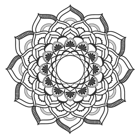 Thai Ancient Asian Traditional Art Design Vector Imageのイラスト素材