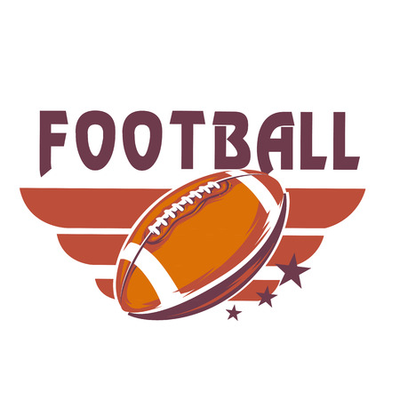Football Wing Ball Background Vector Imageのイラスト素材